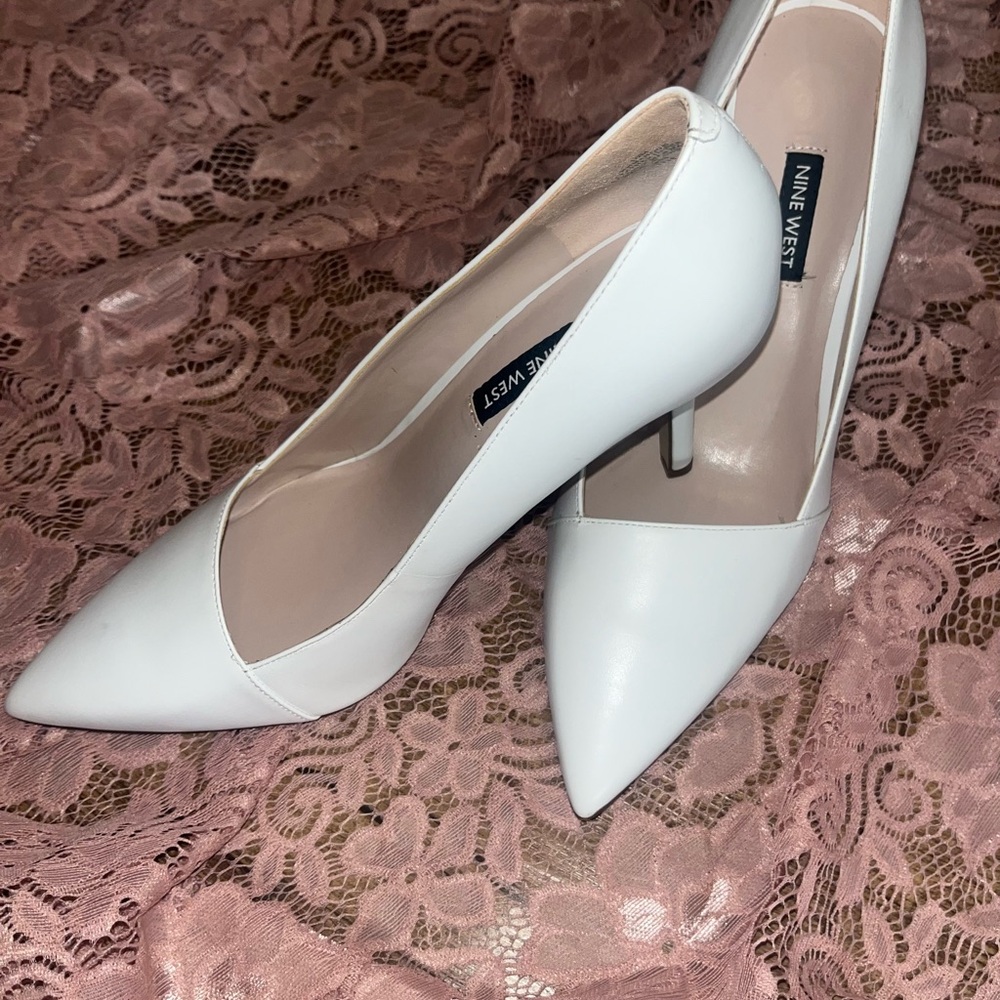 Nine West White Women's Shoes